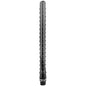 TODO NEGRO - DUCHA ANAL ONDULADA DE SILICONA DE 27 CM