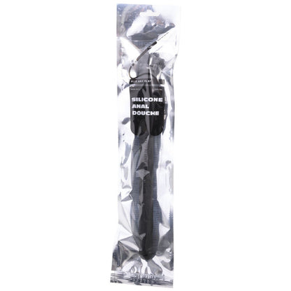 ALL BLACK - MEGA RIPPLE SILICONE ANAL DOUCHE 28.5 CM