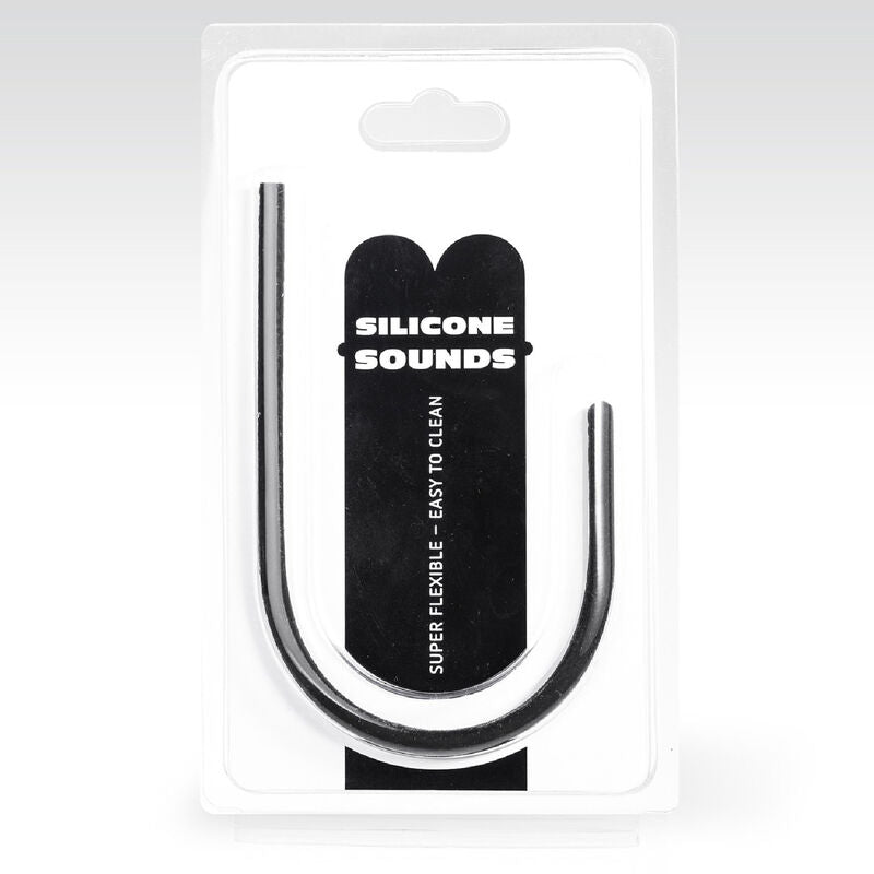 ALL BLACK - SILICONE URETHRAL PROBE 6MM