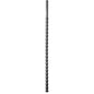 ALL BLACK - SILICONE URETHRAL PROBE 8/10 MM