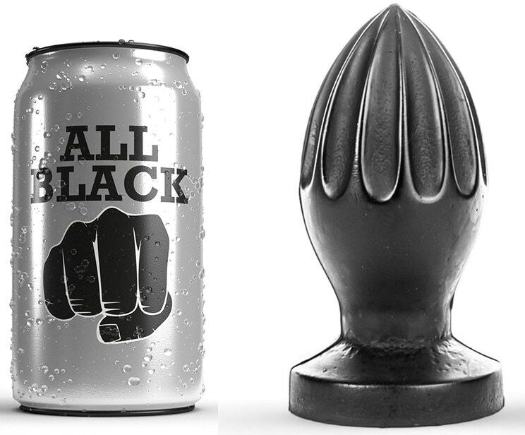 TODO NEGRO - PLUG ANAL DE 12 CM