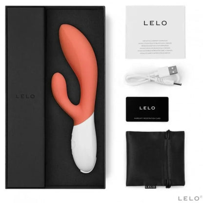 Lelo – Vibrateur Lapin Corail Luxe Ina 3