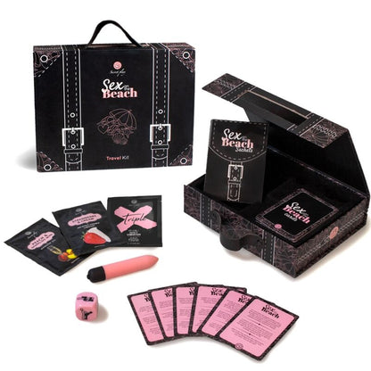 SECRETPLAY - KIT DE VIAJE SEXUAL DE PLAYA (ES/EN/DE/FR/NL/PT)