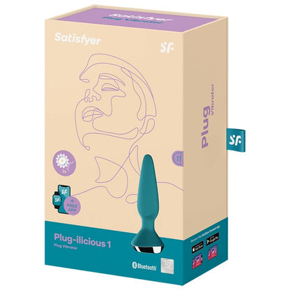 SATISFYER - PLUG VIBRADOR ILICIOUS 1 PLUG VERDE