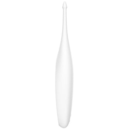 SATISFYER - VIBRADOR BLANCO CON PUNTA GIRATORIA Y DIVERTIDA