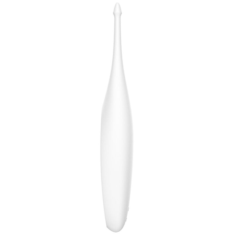 SATISFYER - VIBRADOR BLANCO CON PUNTA GIRATORIA Y DIVERTIDA