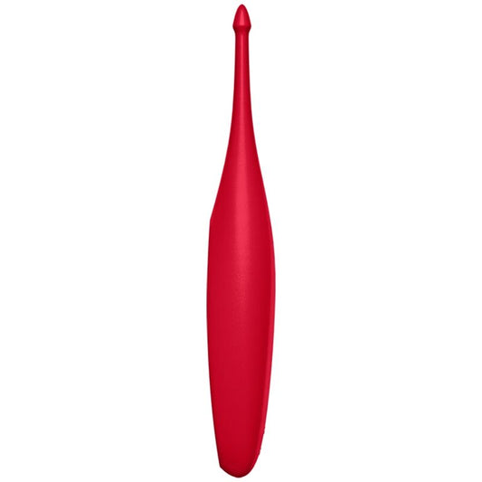 SATISFYER - VIBRADOR CON PUNTA GIRATORIA ROJA
