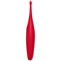 SATISFYER - VIBRADOR CON PUNTA GIRATORIA ROJA