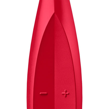 SATISFYER - VIBRADOR CON PUNTA GIRATORIA ROJA