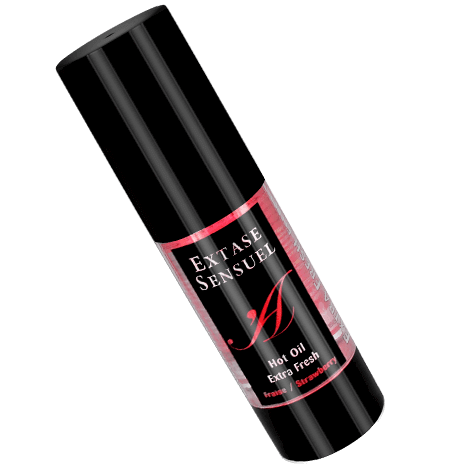 EXTASE SENSUAL - ACEITE ESTIMULANTE DE FRESA VIAJE TERMAL 35 ML