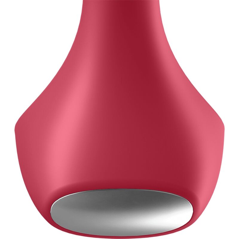 SATISFYER - BACKDOOR LOVER VIBRANT PLUG ROJO