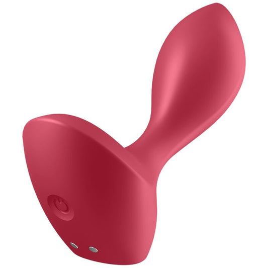 SATISFYER - BACKDOOR LOVER VIBRANT PLUG ROJO