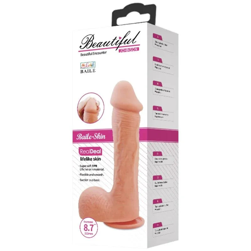 Baile – Gode en Peau Réaliste Johnson 22 cm