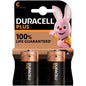 DURACELL - PILAS ALCALINAS PLUS POWER C LR14 2 UNIDADES