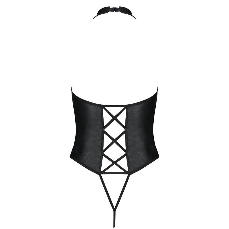 PASIÓN - NANCY BODY DE CUERO ECOLÓGICO L/XL
