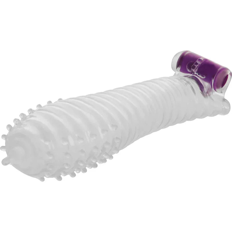 Ohmama – Gaine Pénis Texturée avec Balle Vibrante