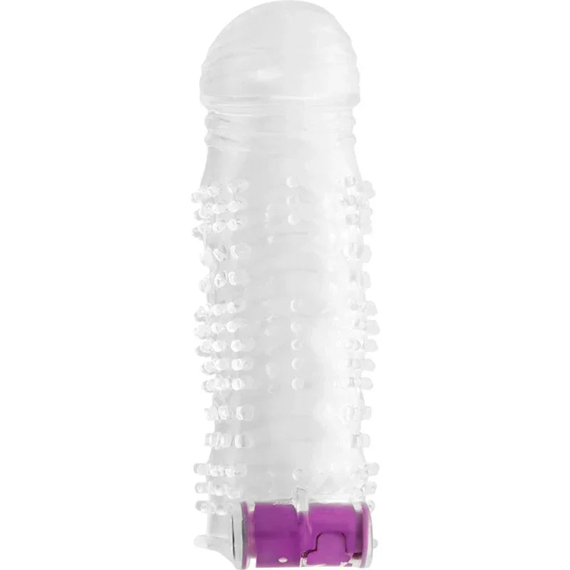 Ohmama – Gaine Pénis Texturée avec Balle Vibrante