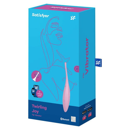 SATISFYER - VIBRATEUR POINTE DE CLIT TWIRLING JOY ROSE