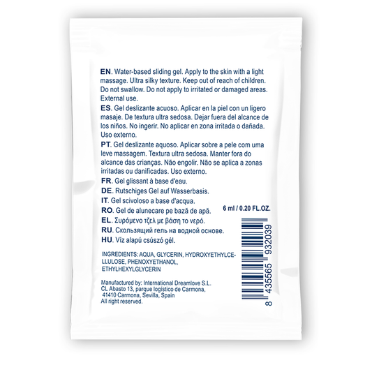 WATERFEEL - WATER-BASED NEUTRAL SLIDING GEL 6 ML