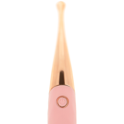 OHMAMA - ESTIMULADOR DE CLÍTORIS RECARGABLE 36 MODOS ROSA-ORO