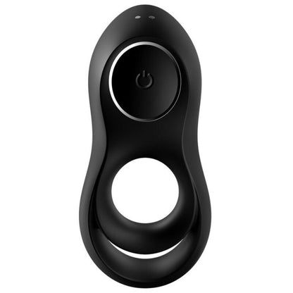 SATISFYER - LEGENDARY DUO RING VIBRADOR NEGRO