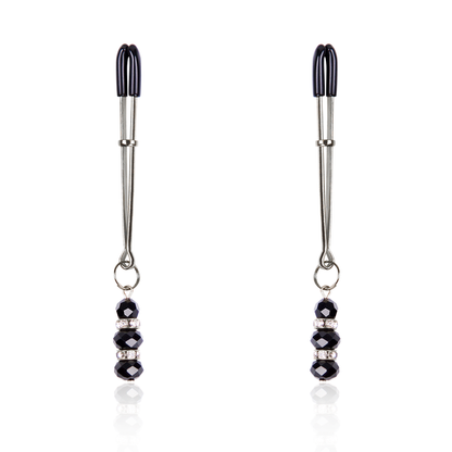 OHMAMA FETISH - Pinzas para pezones CON PIEDRAS DE CRISTAL