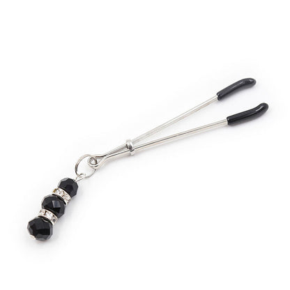 OHMAMA FETISH - Pinzas para pezones CON PIEDRAS DE CRISTAL