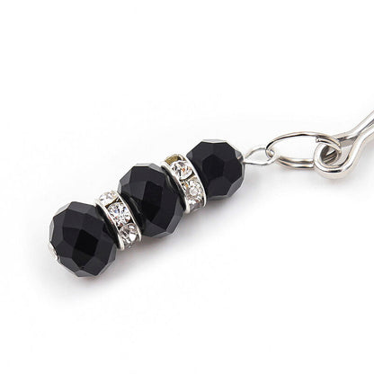 OHMAMA FETISH - Pinzas para pezones CON PIEDRAS DE CRISTAL
