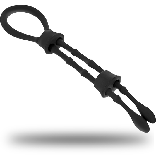 OHMAMA FETISH - SILICONE COCK AND TESTILE CORD RING