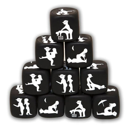 SPICY DEVIL - JEU DE DÉS DE POSTURE NOIR