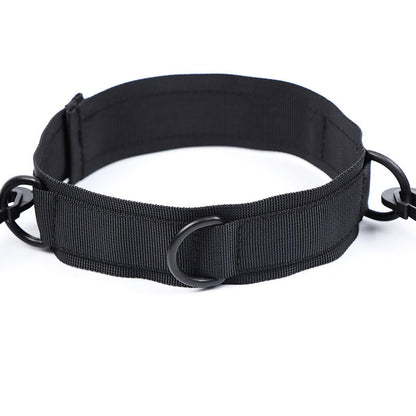 OHMAMA FETISH - MENOTTES ET COLLIER IN NYLON