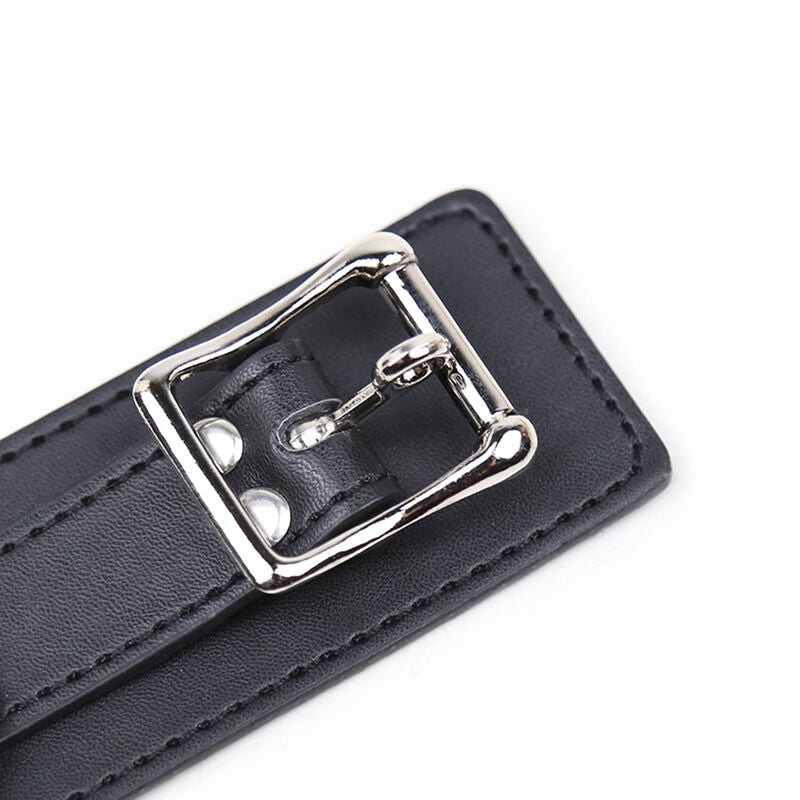 OHMAMA FETISH - COLLAR DE SUMISIÓN CON 3 ANILLAS