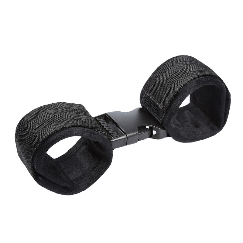 OHMAMA FETISH - FERMETURE CROCHET ET BOUCLE RETENUES DE POIGNET IN NYLON