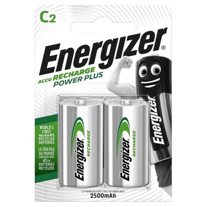 ENERGIZER - POWER PLUS HR14 C 2500mAh BATERÍA RECARGABLE 2 UNIDADES?