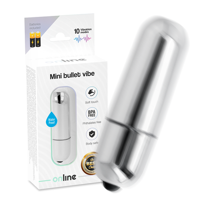 EN LÍNEA - MINI BALA VIBRADORA DE PLATA