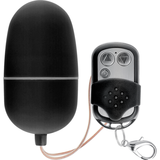 EN LÍNEA - HUEVO VIBRADOR CON CONTROL REMOTO M NEGRO