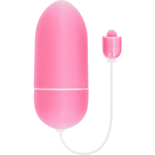 EN LÍNEA - HUEVO VIBRADOR ROSA IMPERMEABLE