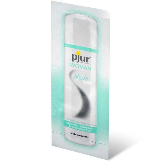 Pjur – Woman Nude Lubrifiant Base Eau 2 ml – Sensations Intenses & Excitation Maximale