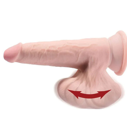 King Cock Balles Gode 3D Plus 24.5 cm Peau Claire