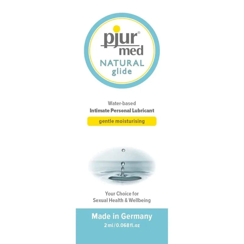 Pjur – Med Lubrifiant Naturel Base Eau 2 ml – Sensations Intenses & Excitation Maximale
