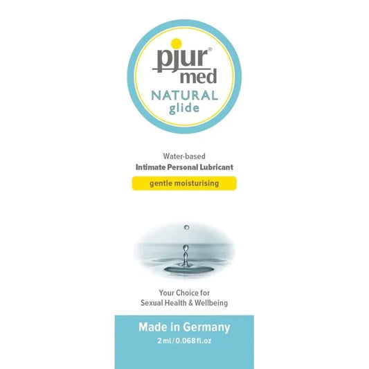 Pjur – Med Lubrifiant Naturel Base Eau 2 ml – Sensations Intenses & Excitation Maximale