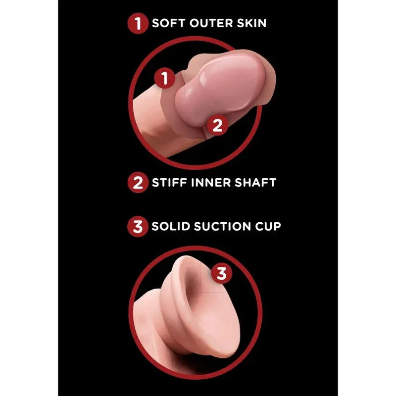 King Cock – Plus Balles Gode 3D 12.7 cm