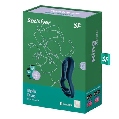Satisfyer – Application Epic Duo Ring Vibrator Bleu