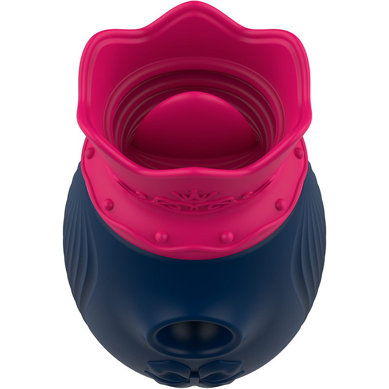 Stimulateur clitoridien stimulateur de clitoris 10 modes d'aspiration et de léchage - bleu