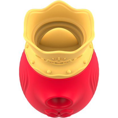 Stimulateur clitoridien stimulateur clitoris 10 modes d'aspiration et de léchage - rouge –