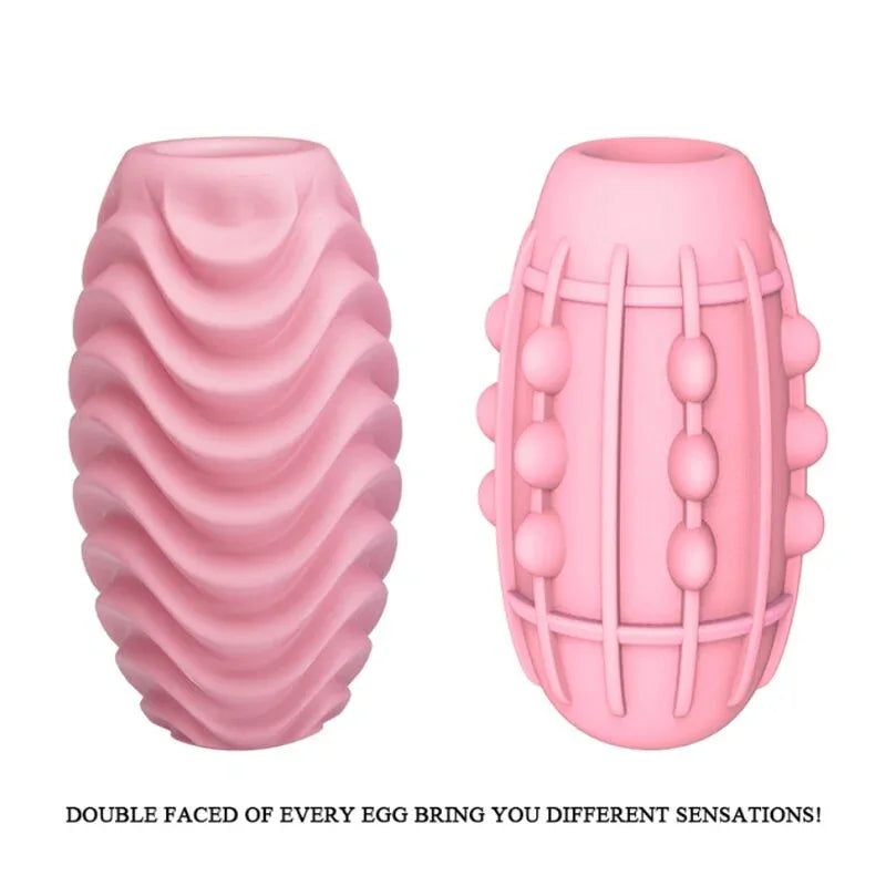 Pretty Love – Oeuf Masturbateur Double Face Rose