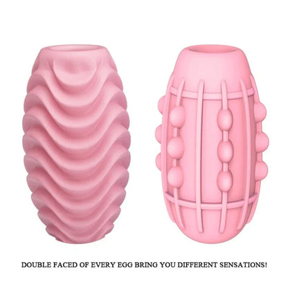 Pretty Love – Oeuf Masturbateur Double Face Rose