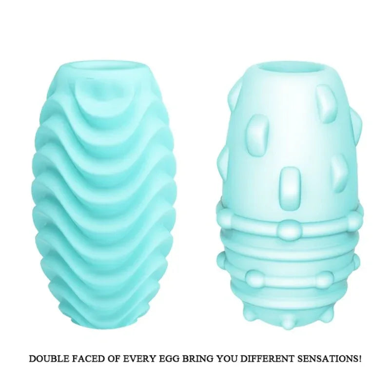 Pretty Love Oeuf Masturbateur Double Face Turquoise