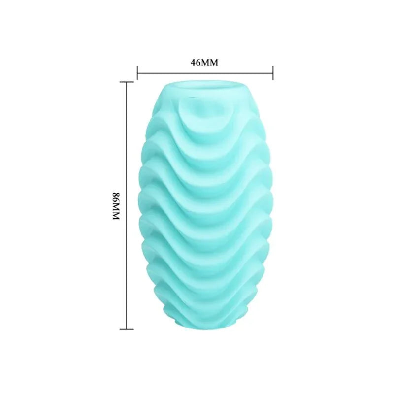 Pretty Love Oeuf Masturbateur Double Face Turquoise