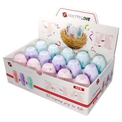 PRETTY LOVE - DOUBLE-SIDED MASTURBATOR EGG 15 PCS